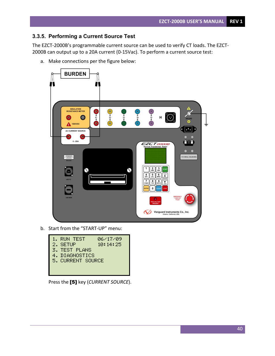 Vanguard EZCT-2000B User Manual | Page 44 / 118