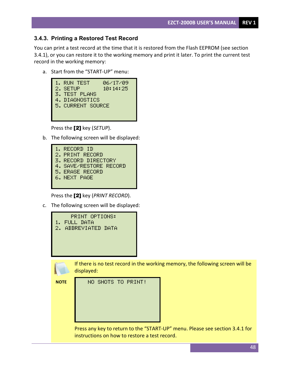 Vanguard EZCT-2000B User Manual | Page 52 / 118