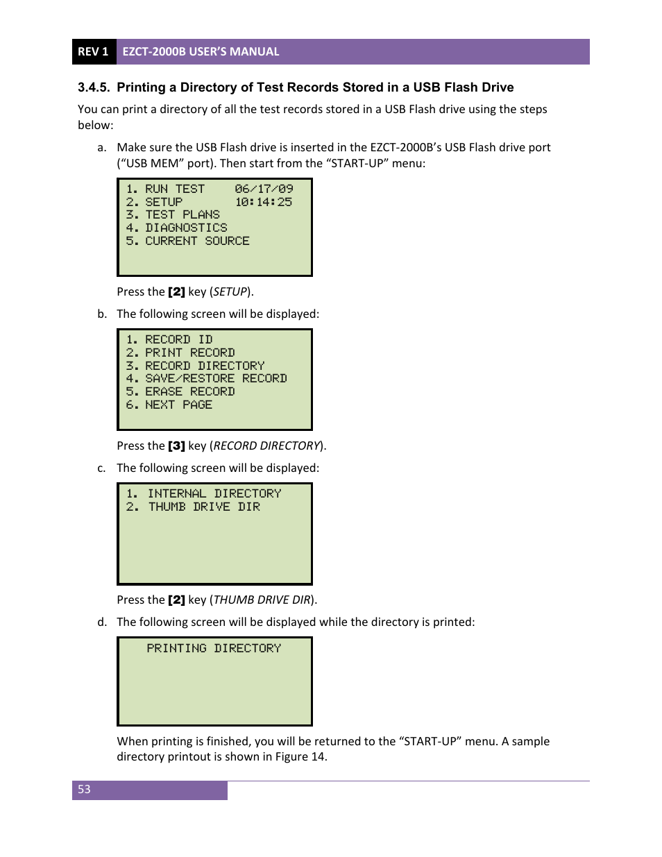 Vanguard EZCT-2000B User Manual | Page 57 / 118
