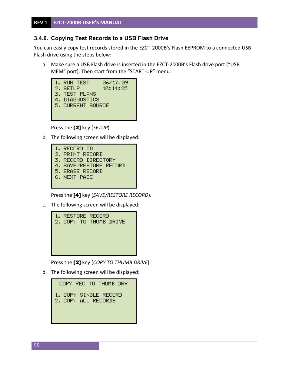 Vanguard EZCT-2000B User Manual | Page 59 / 118