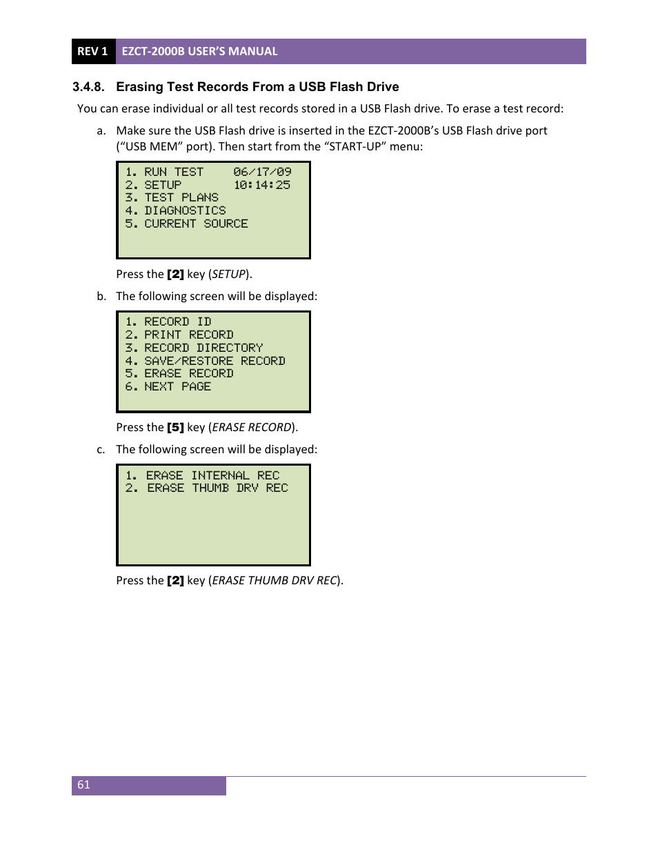 Vanguard EZCT-2000B User Manual | Page 65 / 118