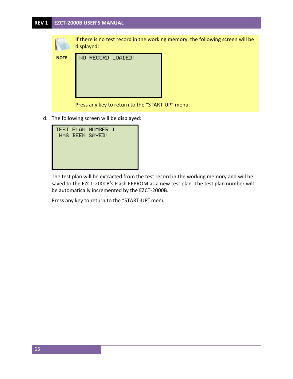 Vanguard EZCT-2000B User Manual | Page 69 / 118