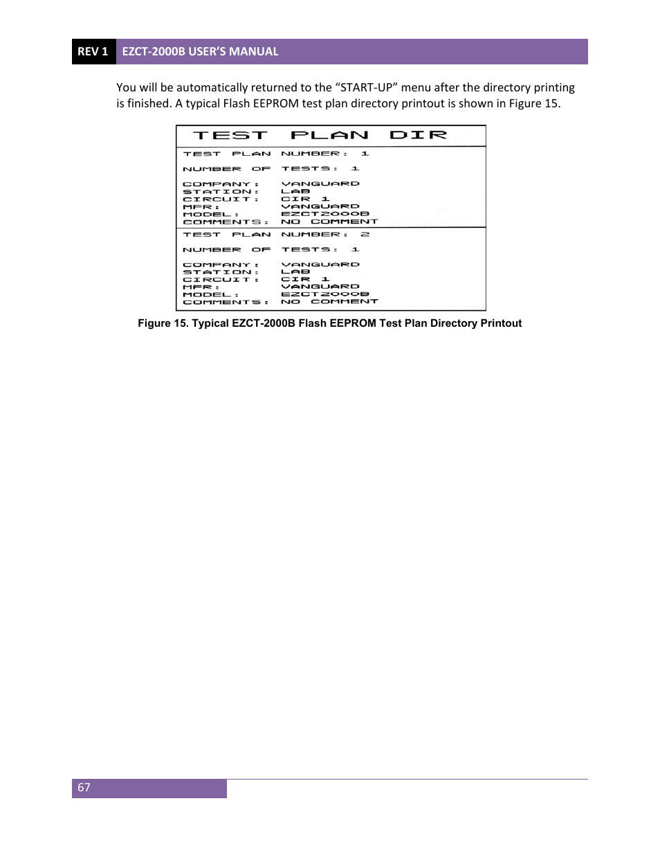 Vanguard EZCT-2000B User Manual | Page 71 / 118