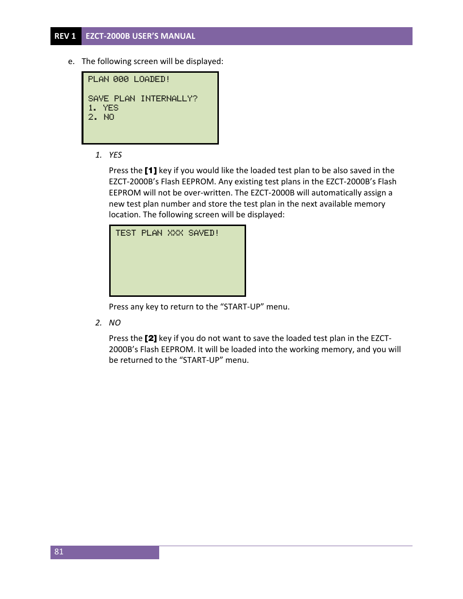 Vanguard EZCT-2000B User Manual | Page 85 / 118