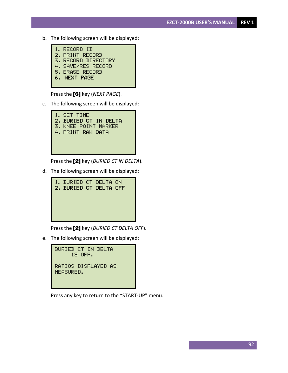 Vanguard EZCT-2000B User Manual | Page 96 / 118