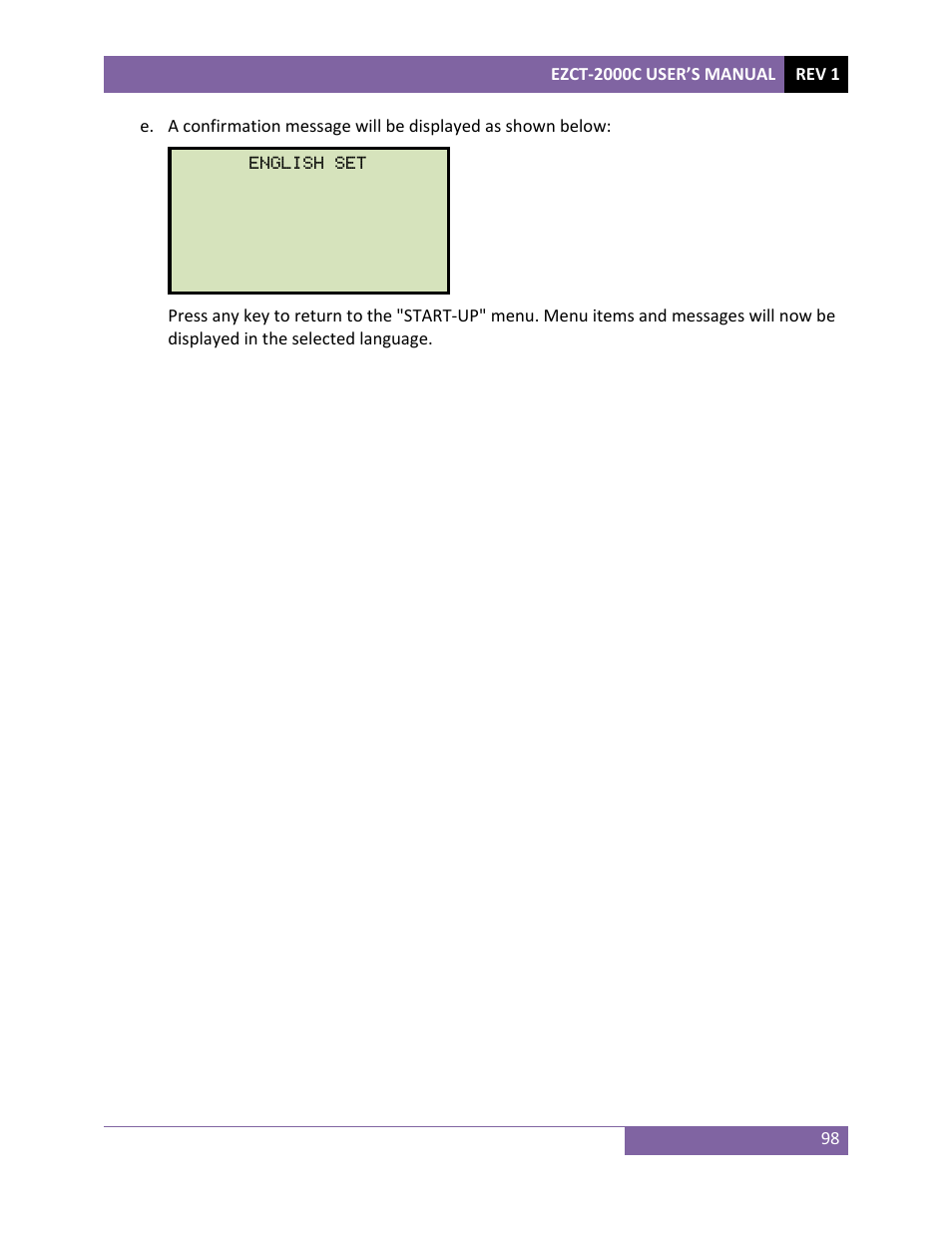 Vanguard EZCT-2000C Plus User Manual | Page 102 / 119