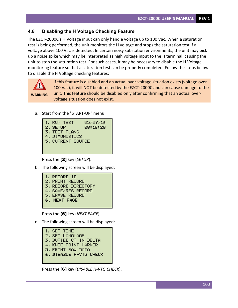 Vanguard EZCT-2000C Plus User Manual | Page 104 / 119