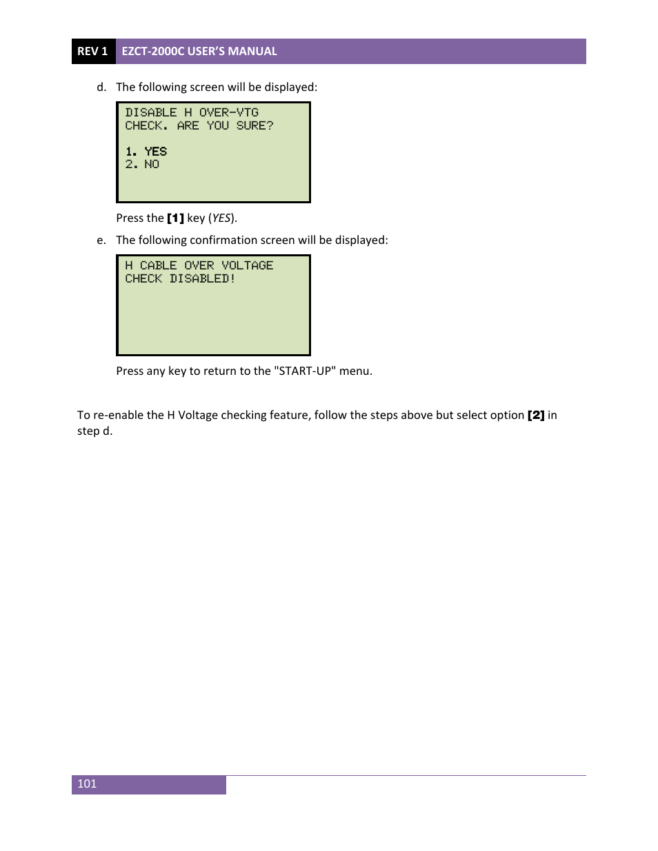 Vanguard EZCT-2000C Plus User Manual | Page 105 / 119