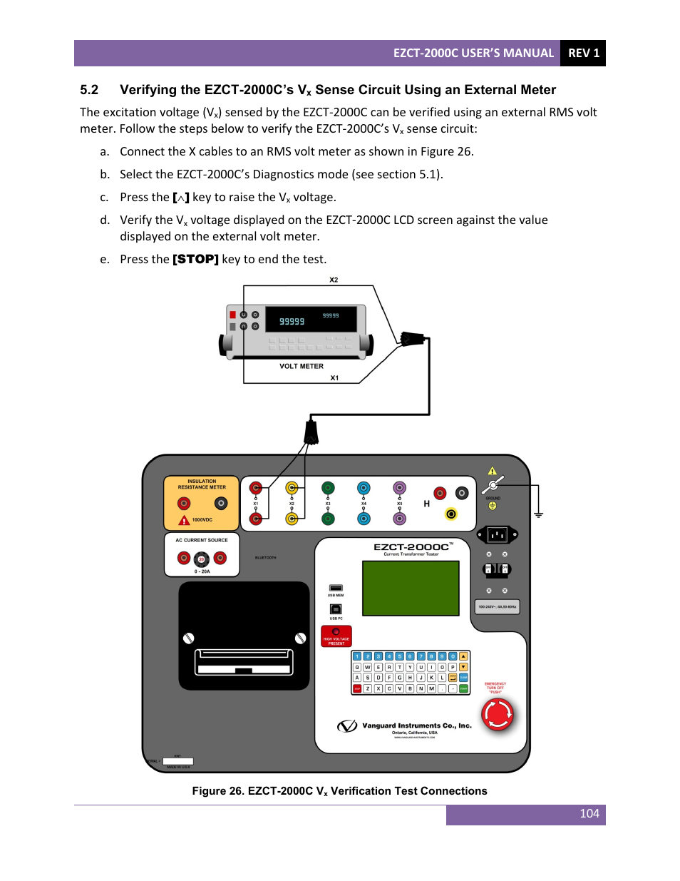 Vanguard EZCT-2000C Plus User Manual | Page 108 / 119