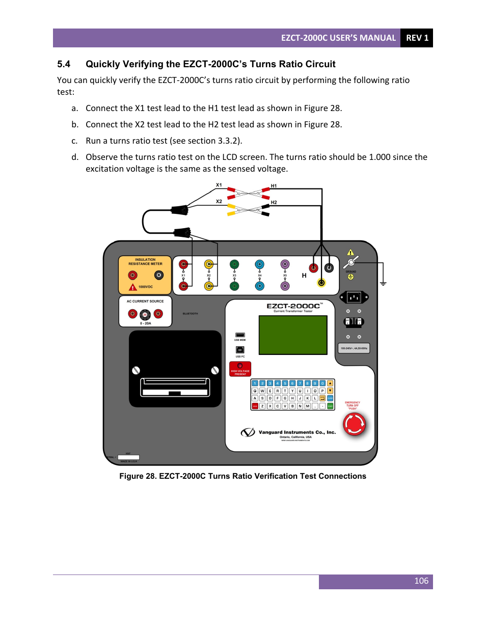 Vanguard EZCT-2000C Plus User Manual | Page 110 / 119