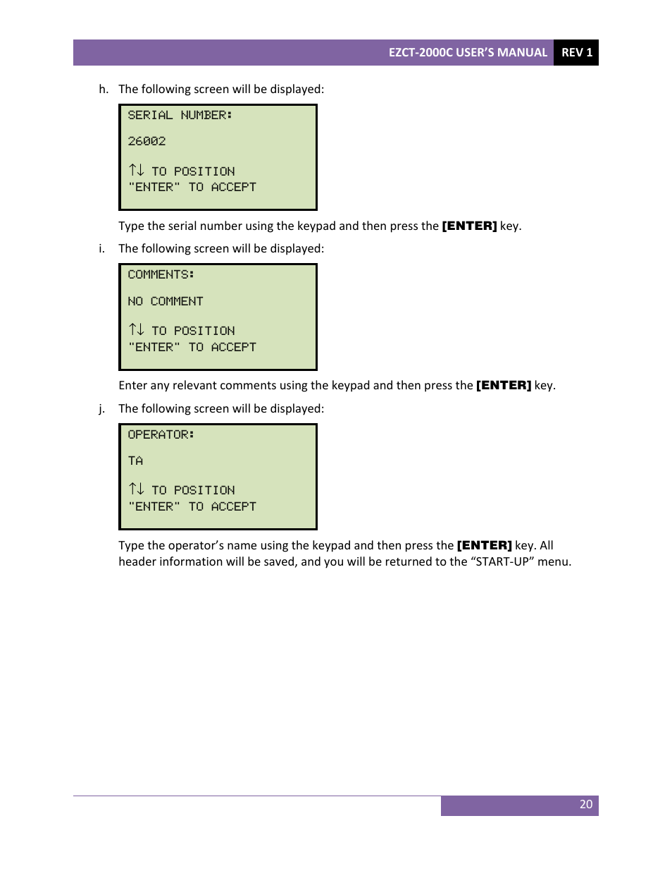 Vanguard EZCT-2000C Plus User Manual | Page 24 / 119