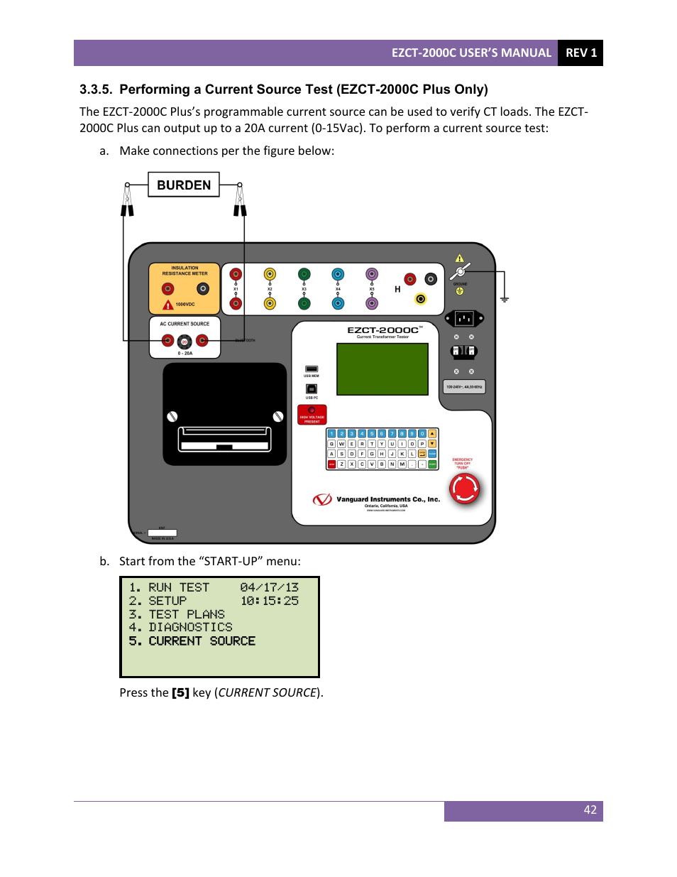 Vanguard EZCT-2000C Plus User Manual | Page 46 / 119