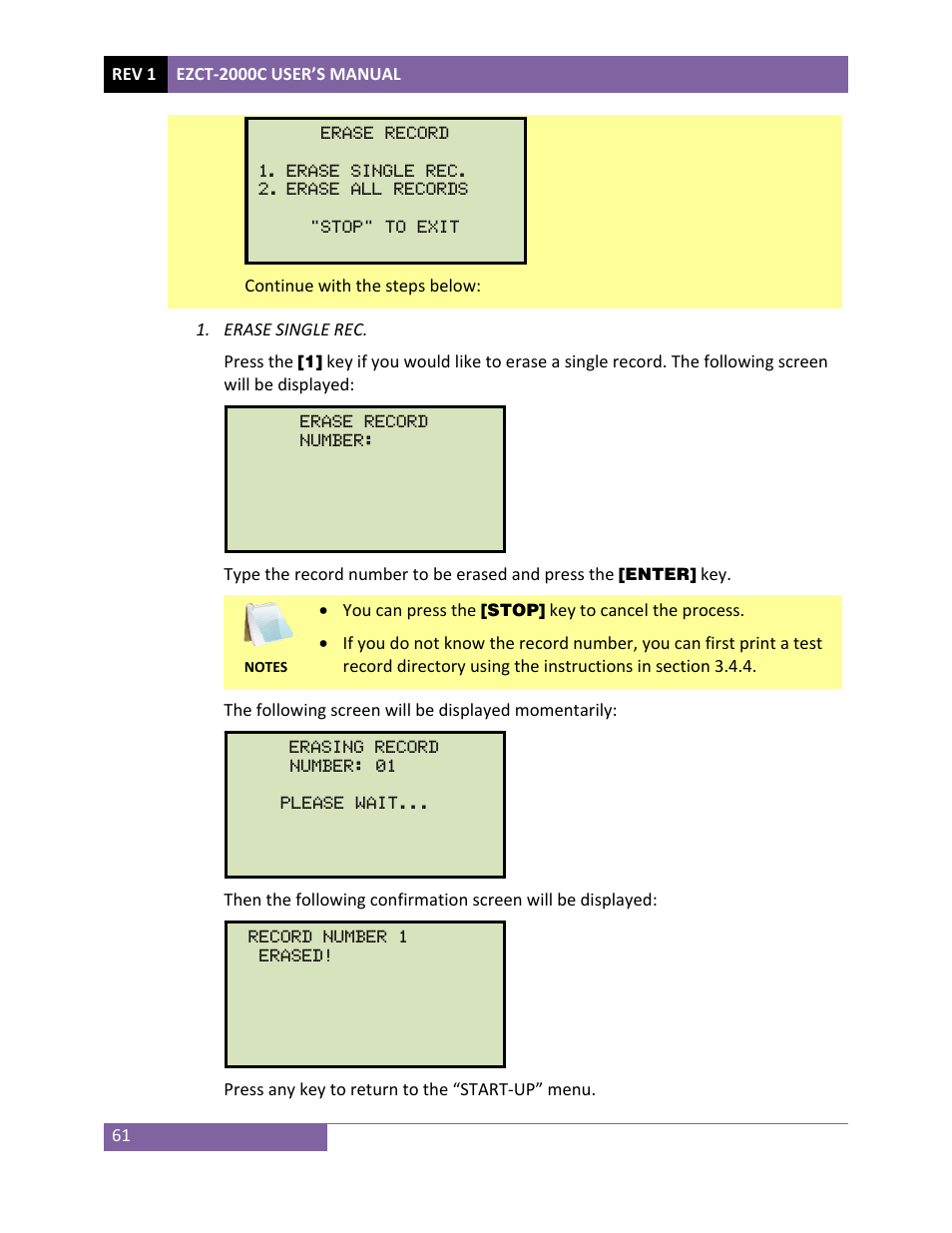 Vanguard EZCT-2000C Plus User Manual | Page 65 / 119