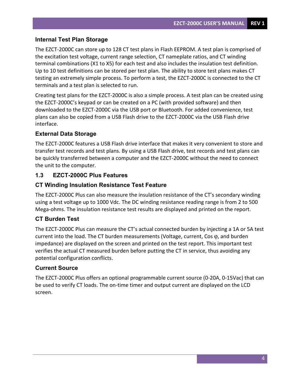 Vanguard EZCT-2000C Plus User Manual | Page 8 / 119