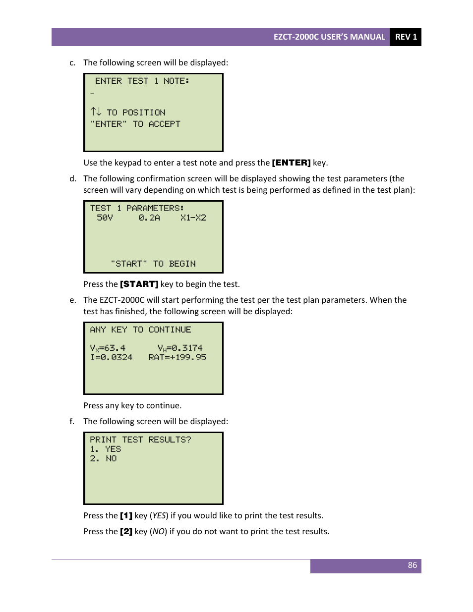 Vanguard EZCT-2000C Plus User Manual | Page 90 / 119