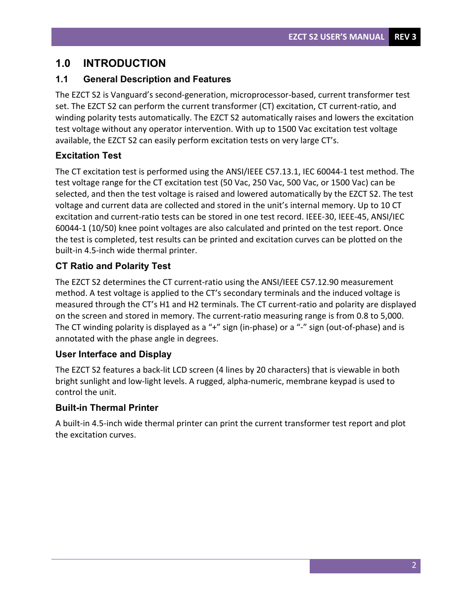 Vanguard EZCT-S2 User Manual | Page 6 / 66