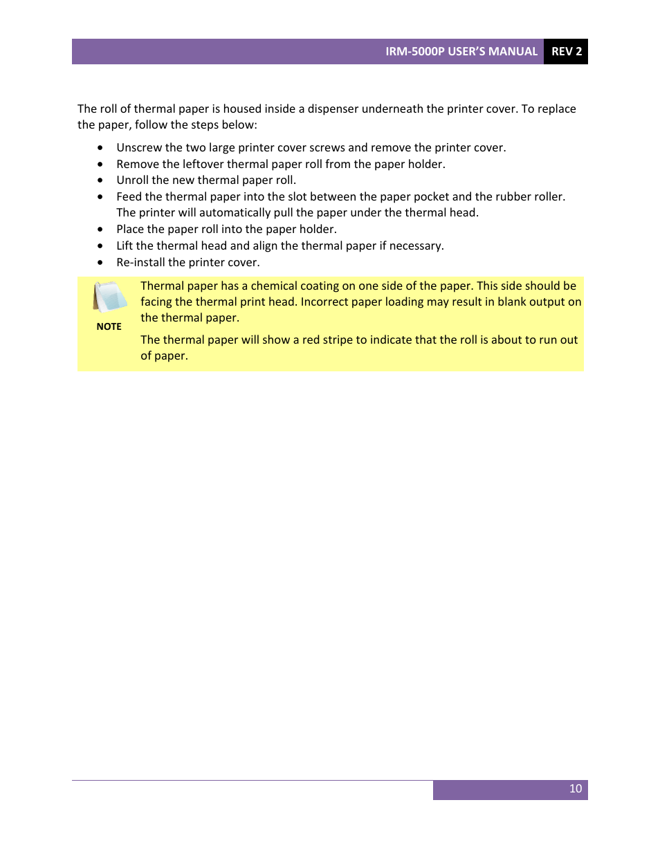 Vanguard IRM-5000P User Manual | Page 14 / 58