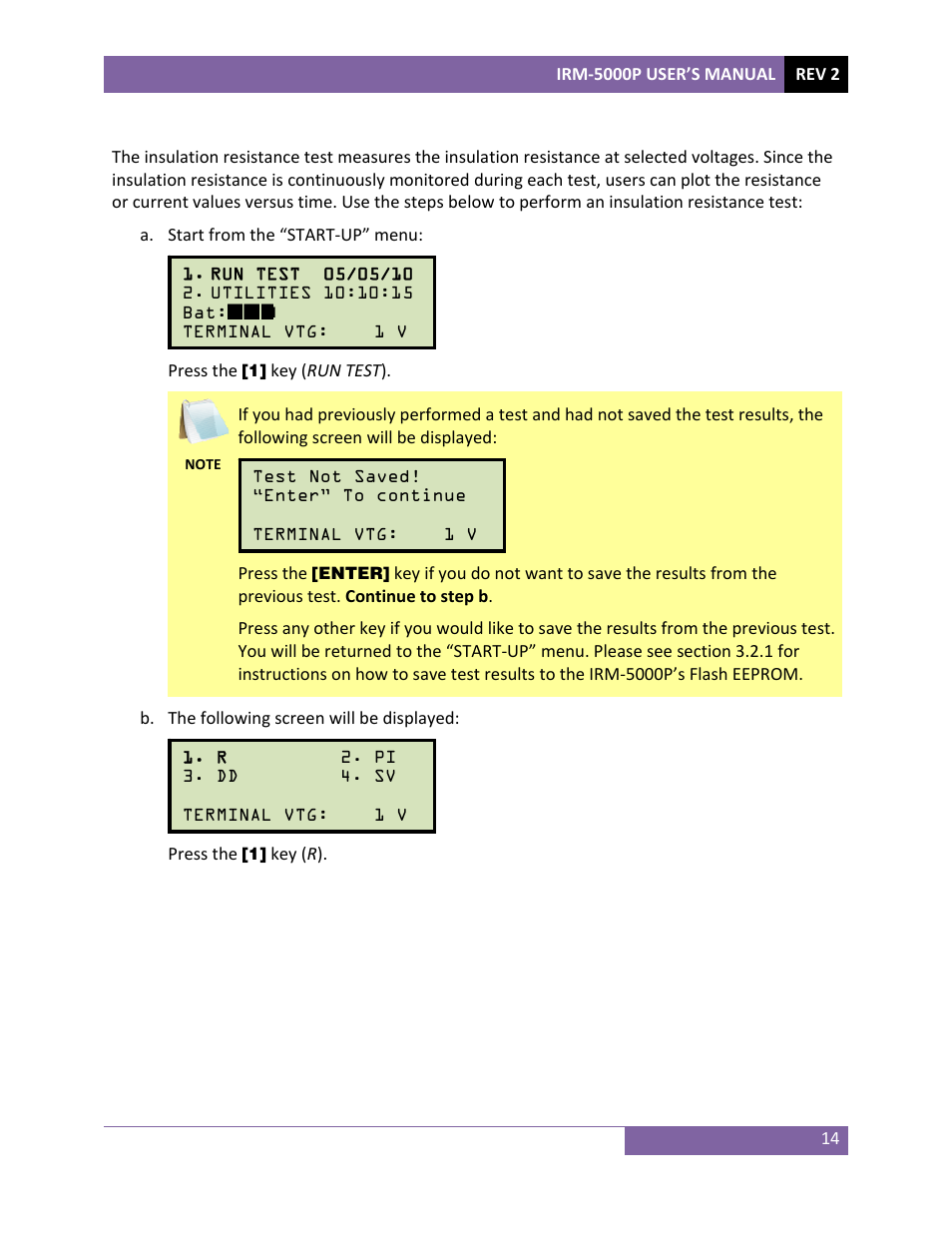 Vanguard IRM-5000P User Manual | Page 18 / 58