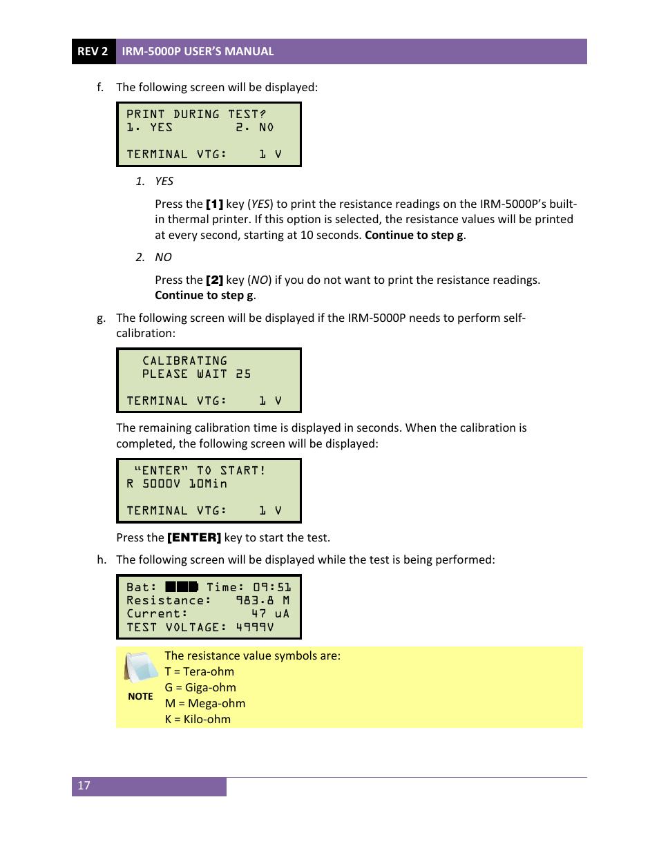 Vanguard IRM-5000P User Manual | Page 21 / 58