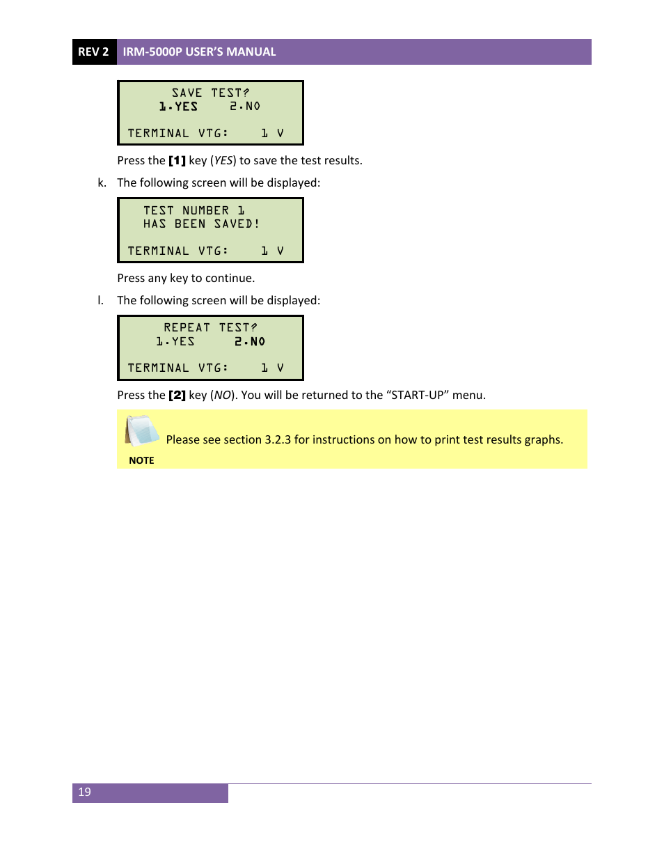 Vanguard IRM-5000P User Manual | Page 23 / 58