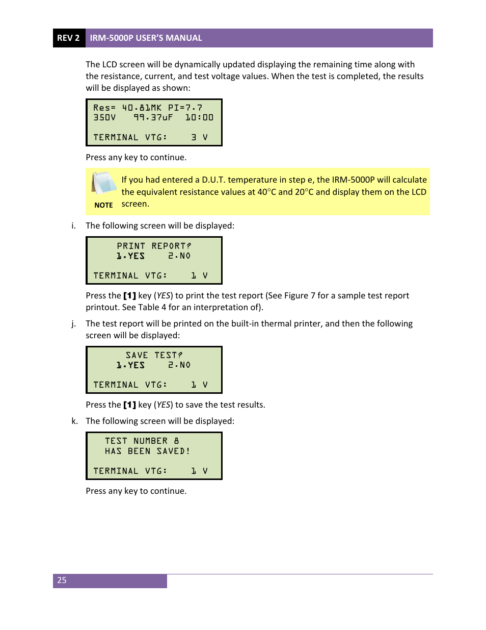 Vanguard IRM-5000P User Manual | Page 29 / 58