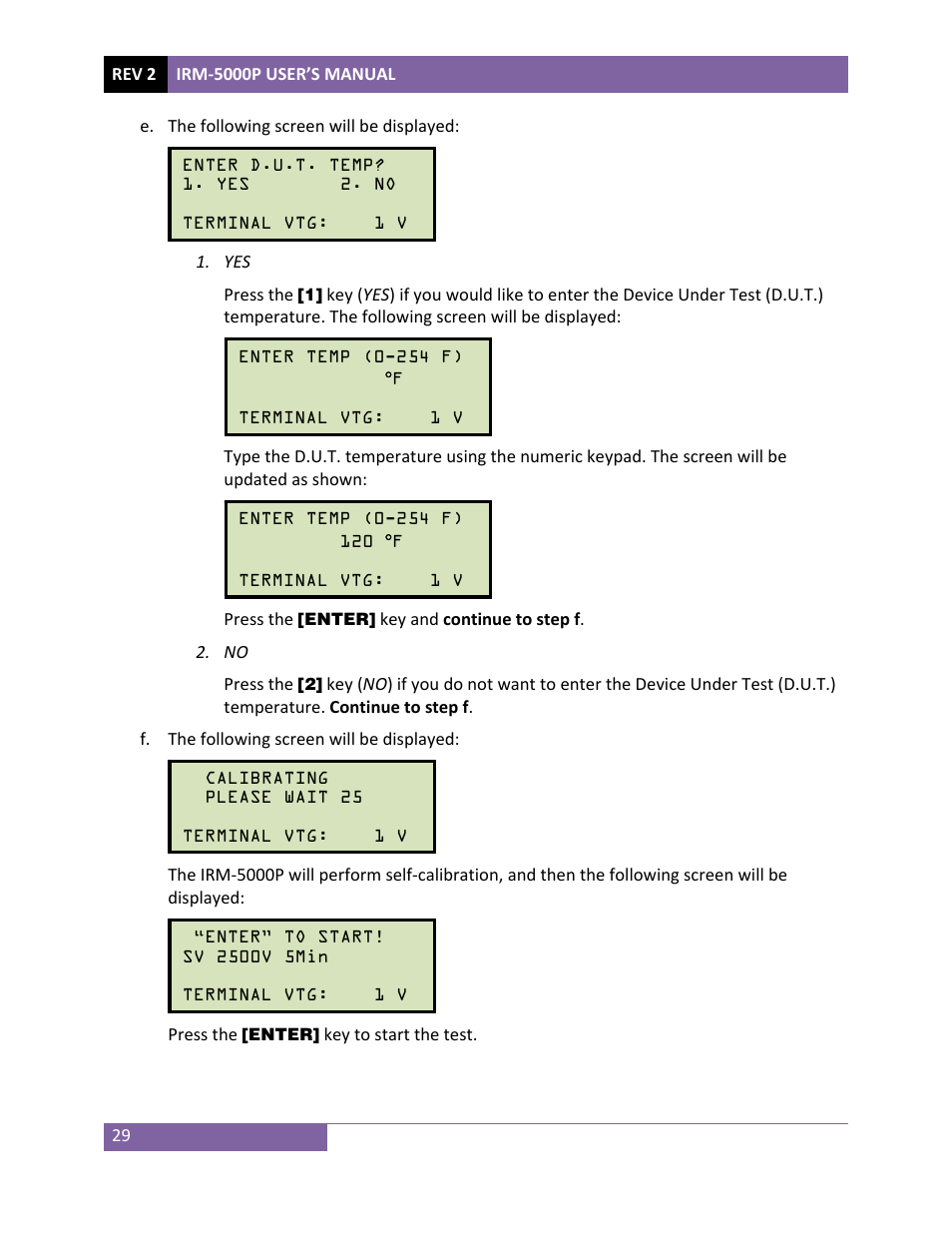 Vanguard IRM-5000P User Manual | Page 33 / 58