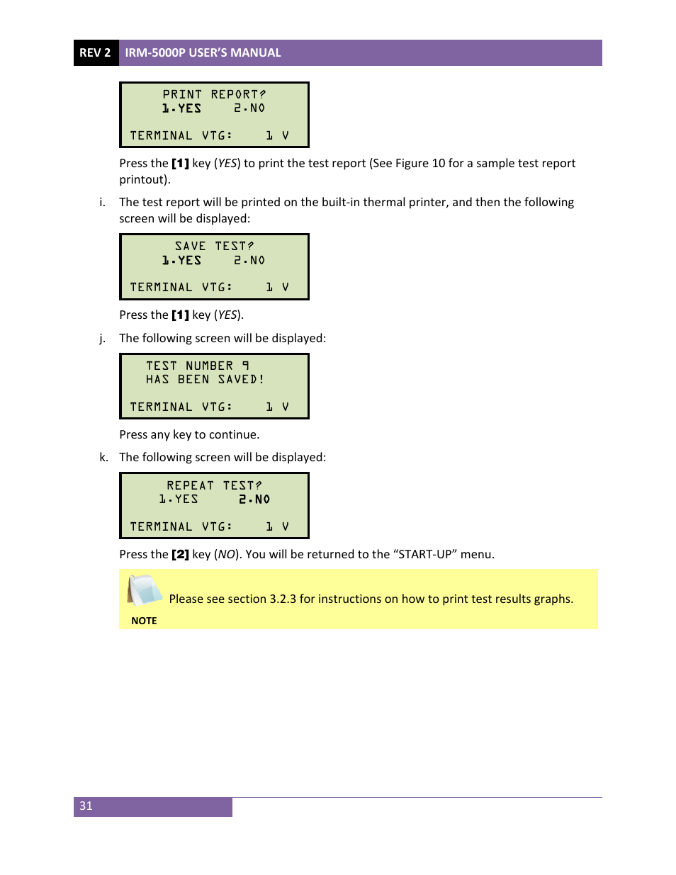 Vanguard IRM-5000P User Manual | Page 35 / 58