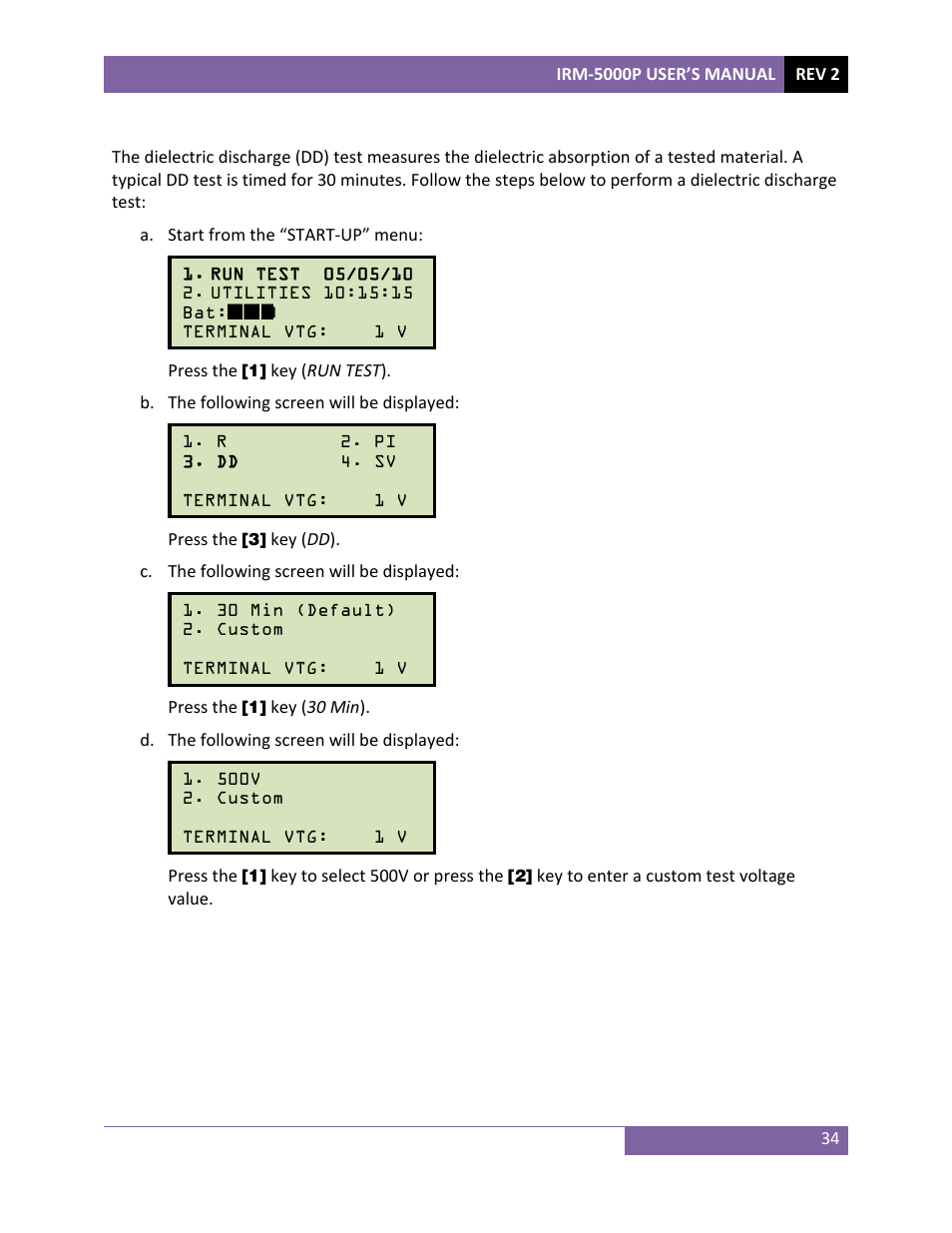 Vanguard IRM-5000P User Manual | Page 38 / 58