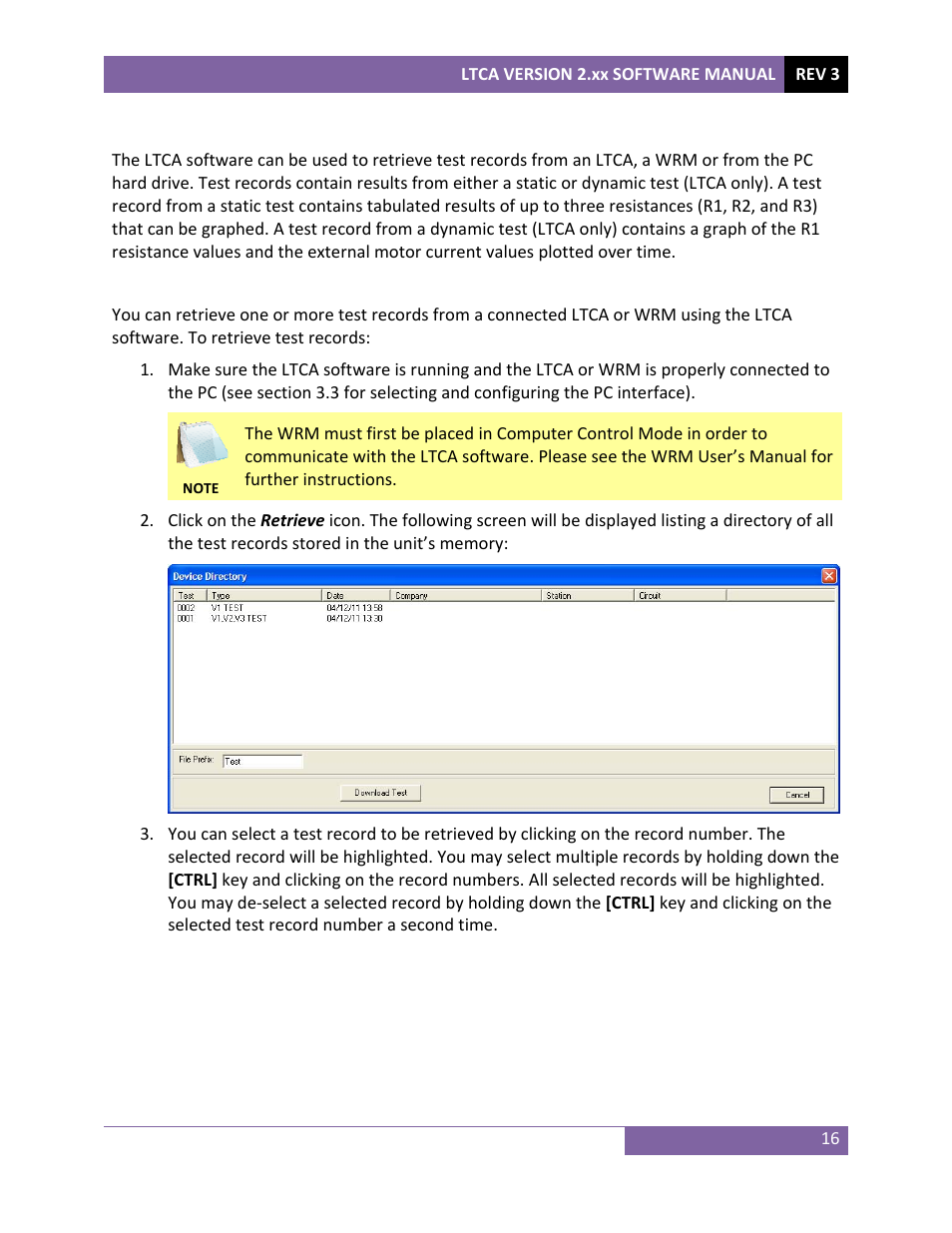 Vanguard LTCA-10, LTCA-40, WRM-10P, WRM-40 User Manual | Page 18 / 69