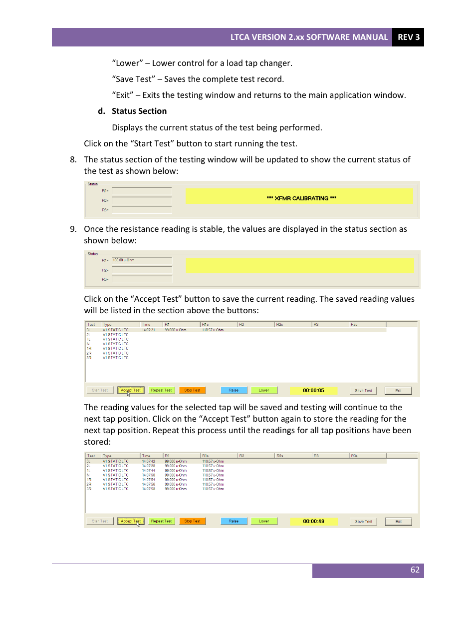 Vanguard LTCA-10, LTCA-40, WRM-10P, WRM-40 User Manual | Page 64 / 69