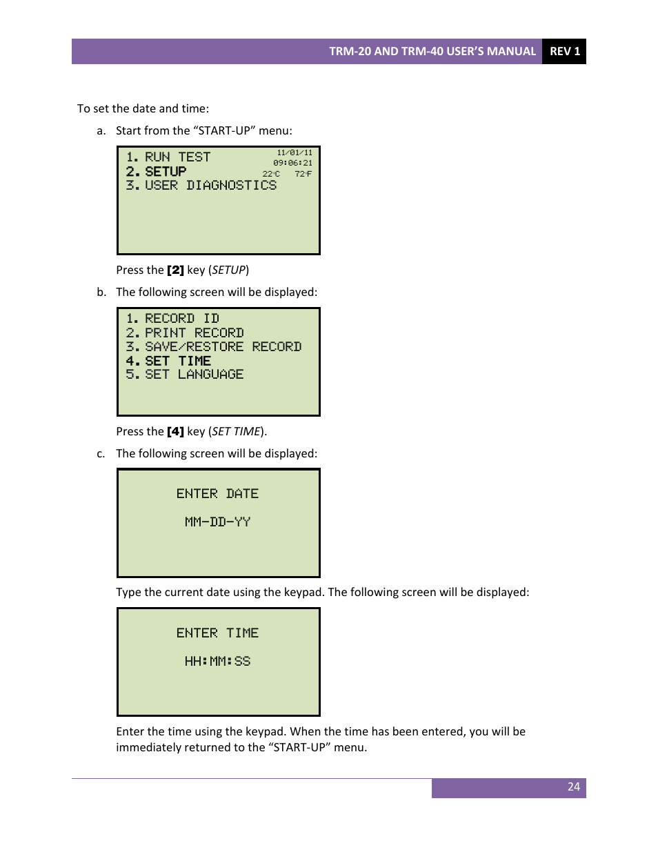 Vanguard TRM-20_40 User Manual | Page 28 / 86