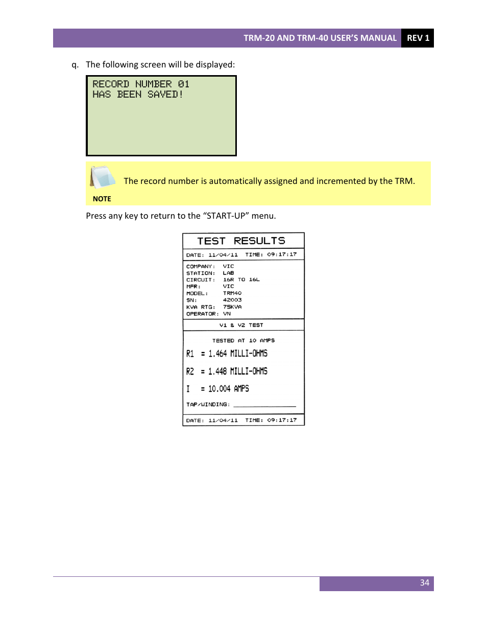 Vanguard TRM-20_40 User Manual | Page 38 / 86