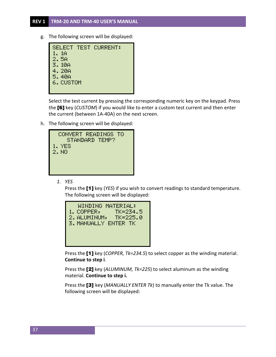 Vanguard TRM-20_40 User Manual | Page 41 / 86