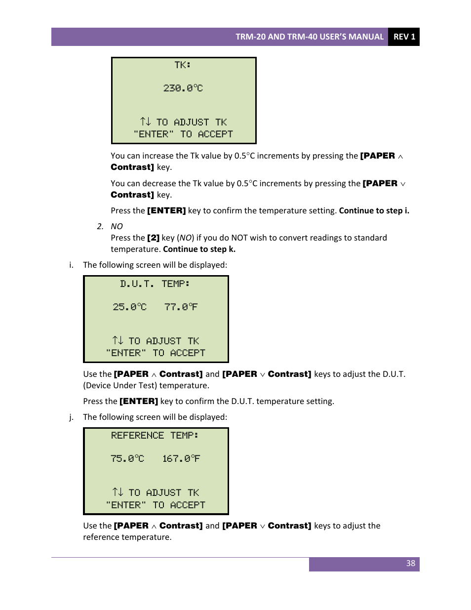 Vanguard TRM-20_40 User Manual | Page 42 / 86