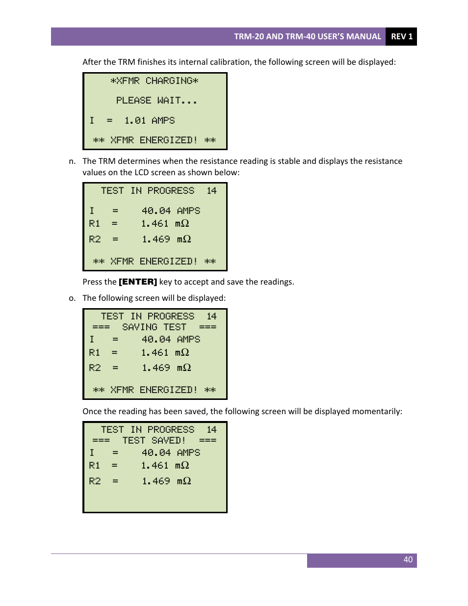 Vanguard TRM-20_40 User Manual | Page 44 / 86