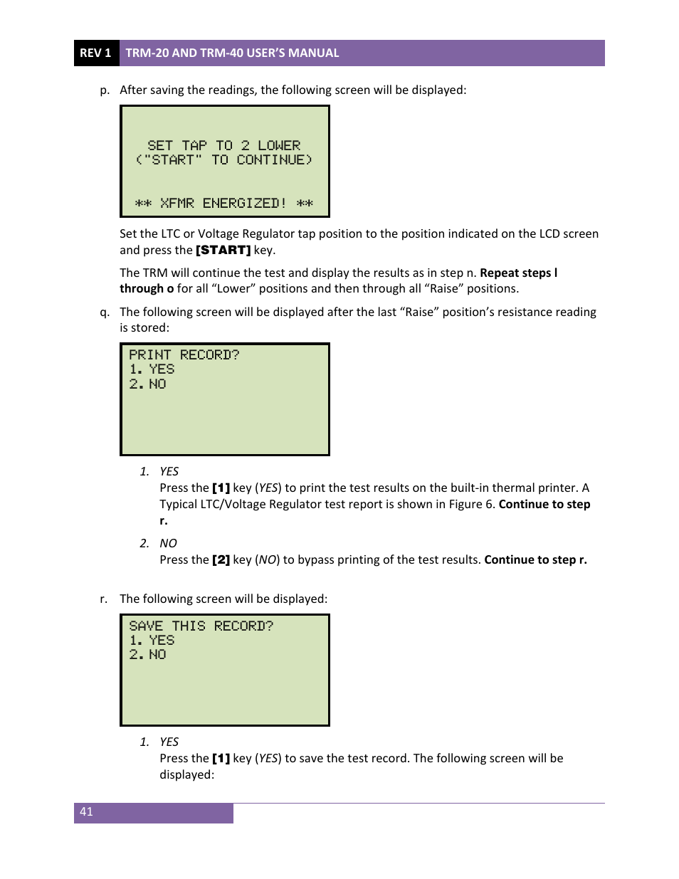 Vanguard TRM-20_40 User Manual | Page 45 / 86