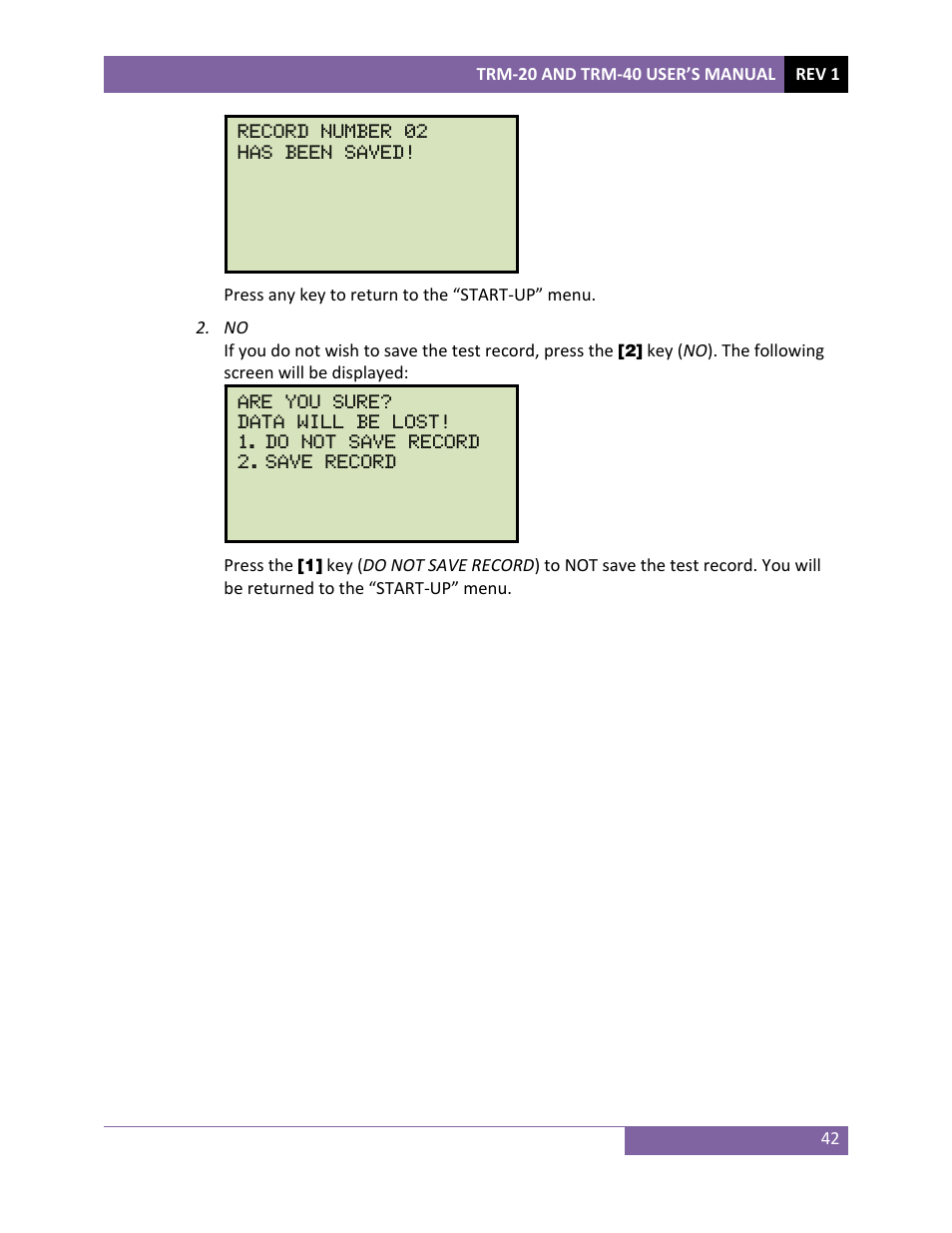 Vanguard TRM-20_40 User Manual | Page 46 / 86