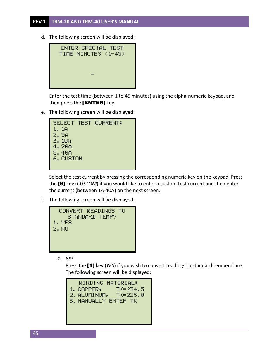 Vanguard TRM-20_40 User Manual | Page 49 / 86