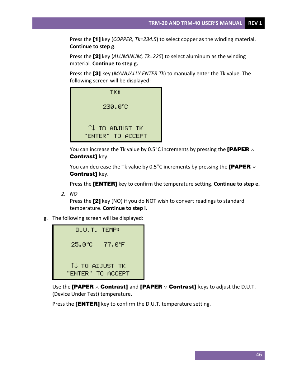 Vanguard TRM-20_40 User Manual | Page 50 / 86