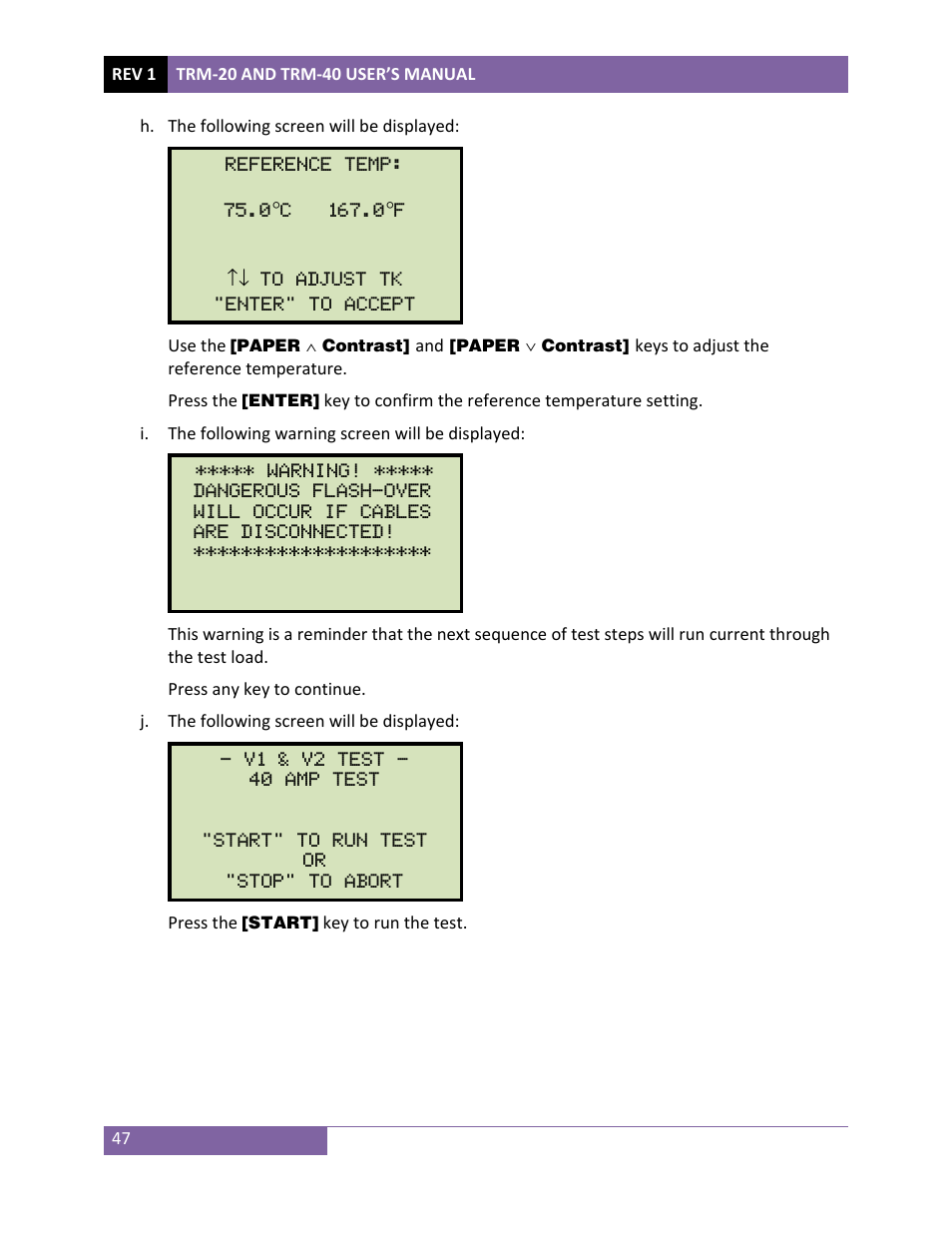 Vanguard TRM-20_40 User Manual | Page 51 / 86