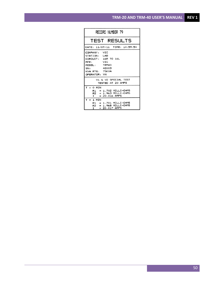 Vanguard TRM-20_40 User Manual | Page 54 / 86