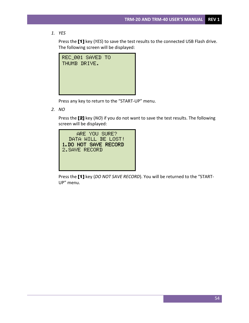 Vanguard TRM-20_40 User Manual | Page 58 / 86