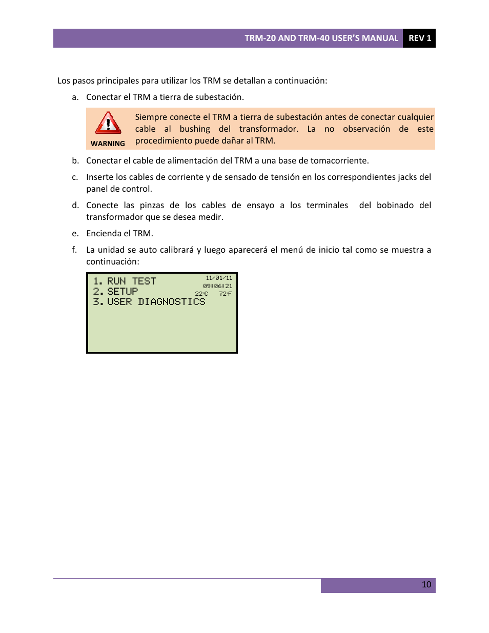 Vanguard TRM-20_40 User Manual | Page 14 / 77