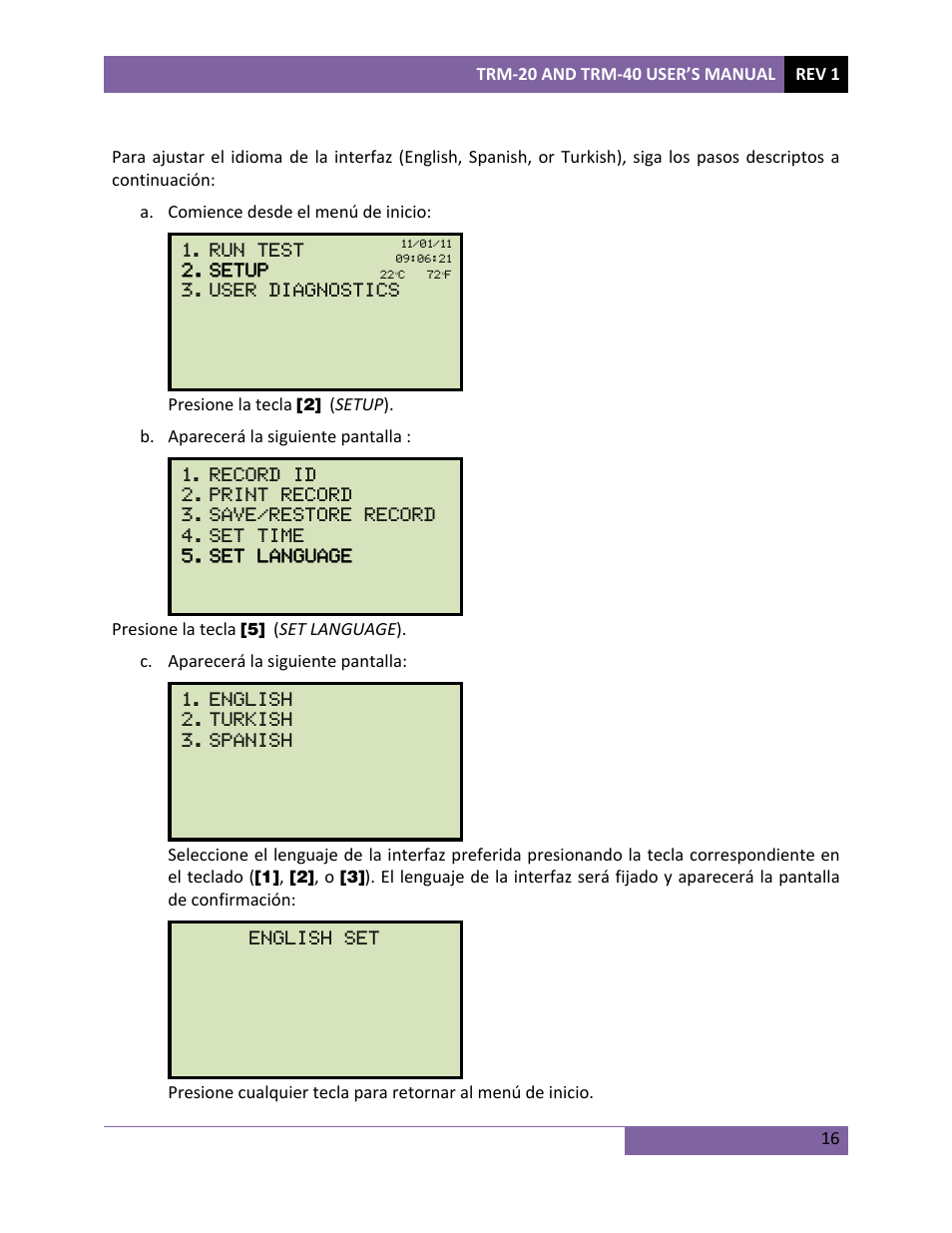 Vanguard TRM-20_40 User Manual | Page 20 / 77