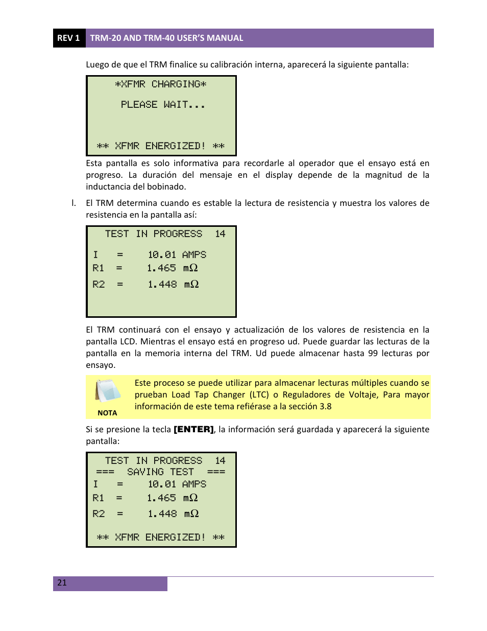 Vanguard TRM-20_40 User Manual | Page 25 / 77