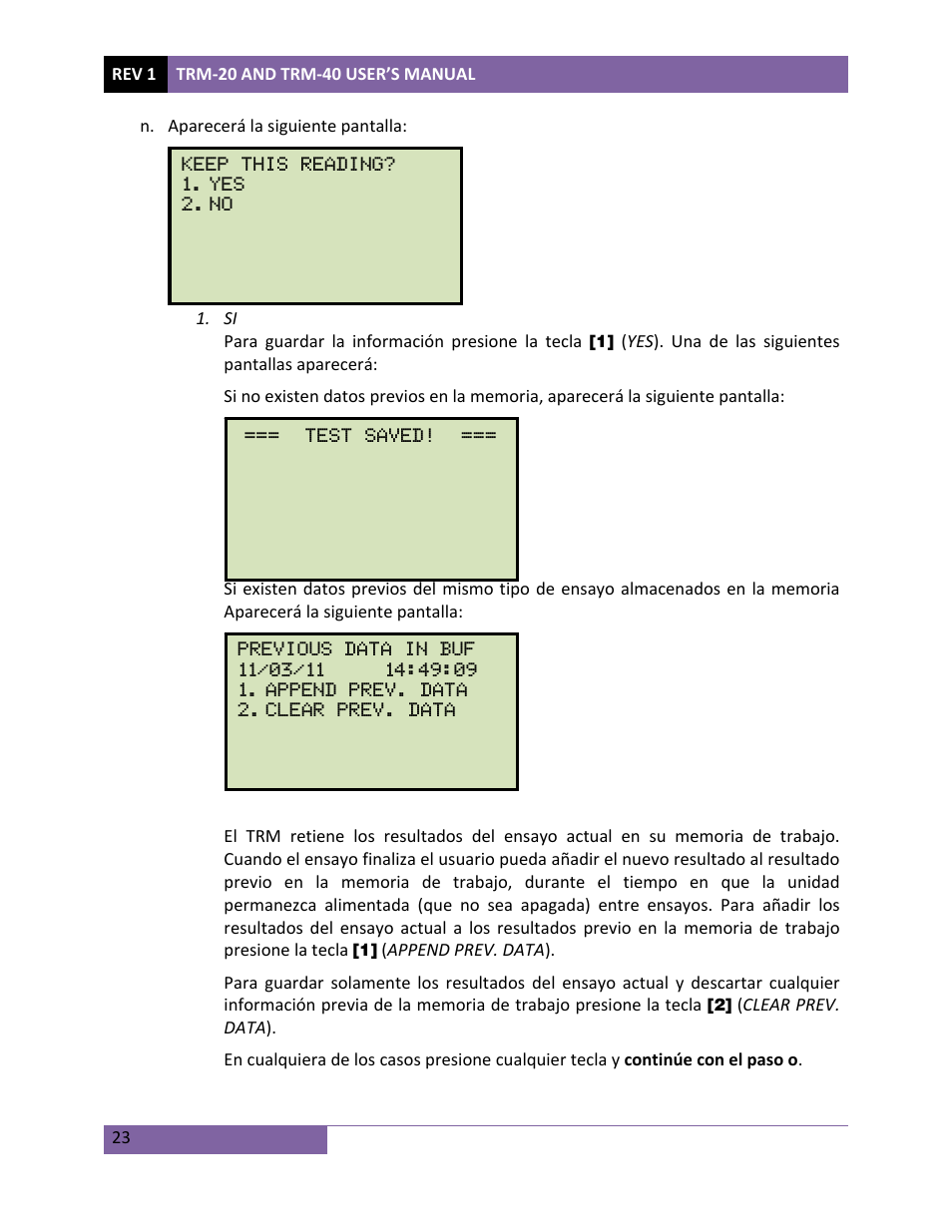 Vanguard TRM-20_40 User Manual | Page 27 / 77
