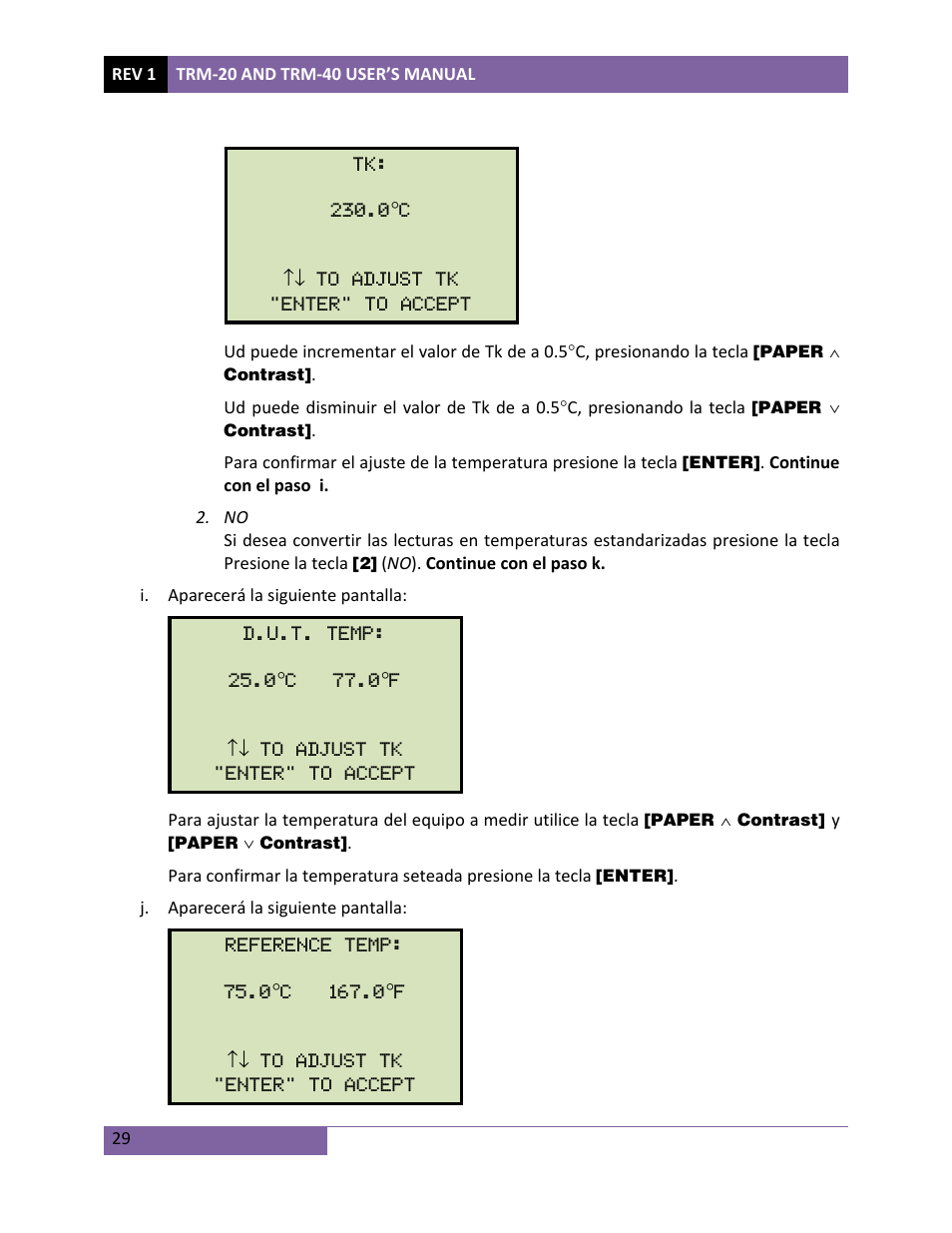 Vanguard TRM-20_40 User Manual | Page 33 / 77