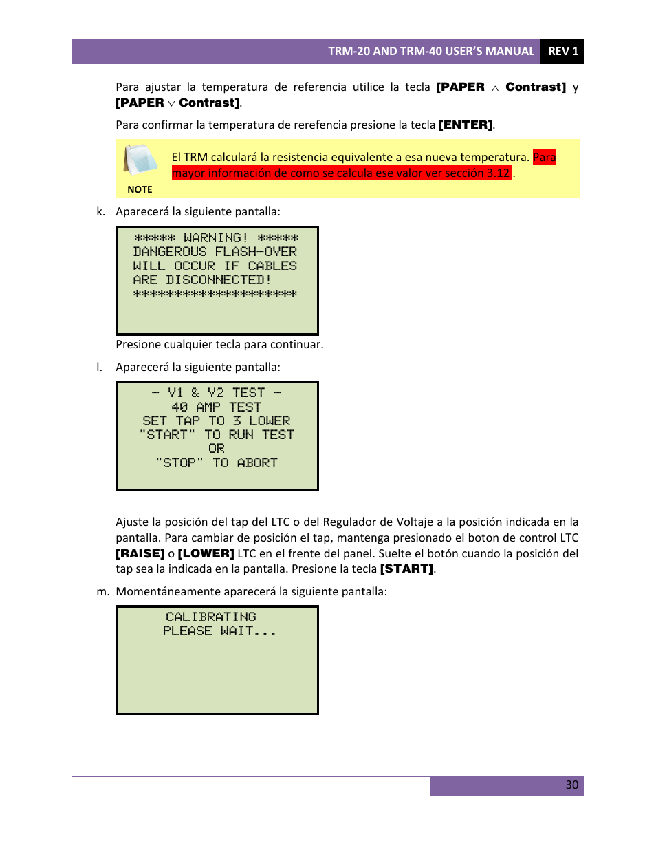 Vanguard TRM-20_40 User Manual | Page 34 / 77