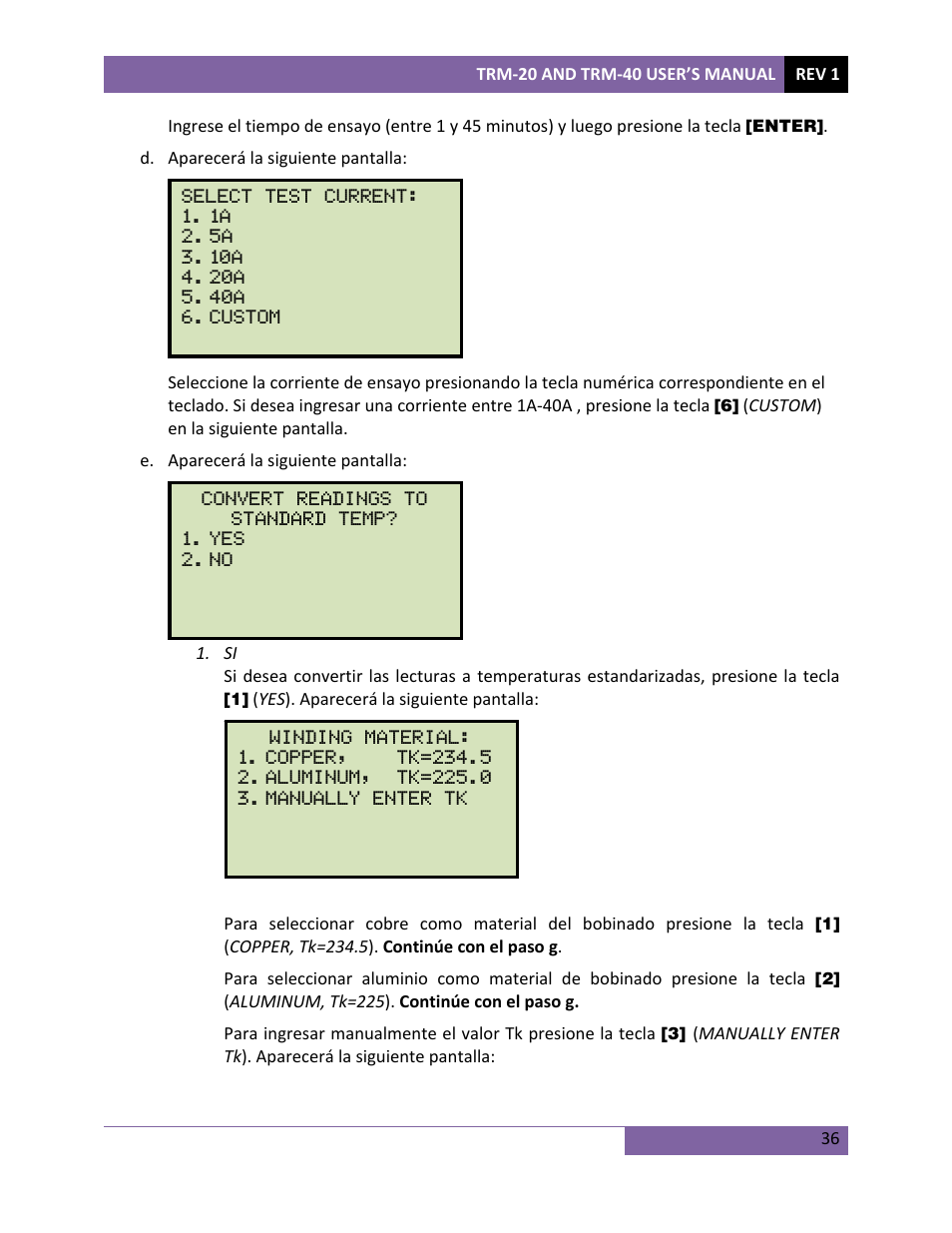 Vanguard TRM-20_40 User Manual | Page 40 / 77