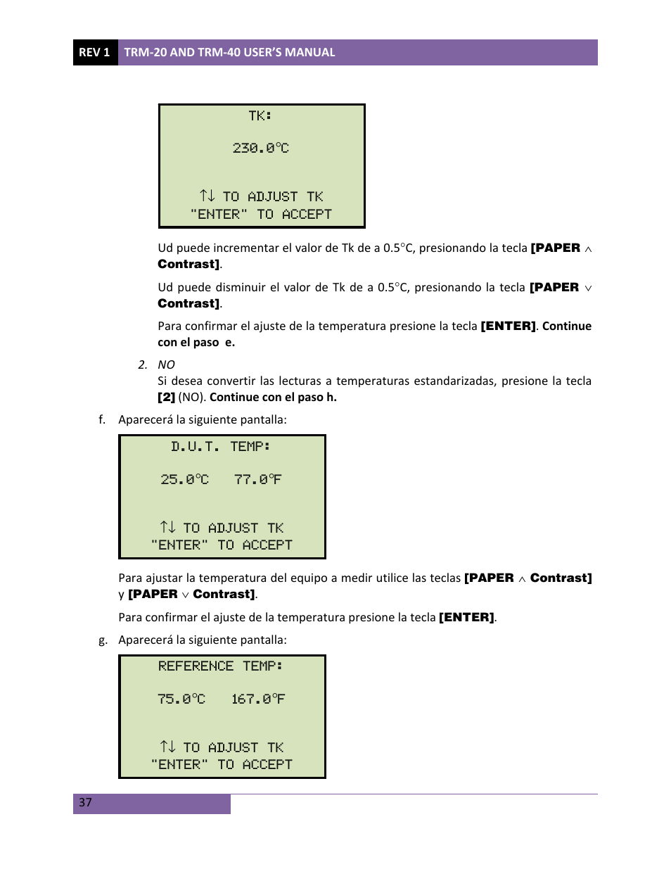 Vanguard TRM-20_40 User Manual | Page 41 / 77